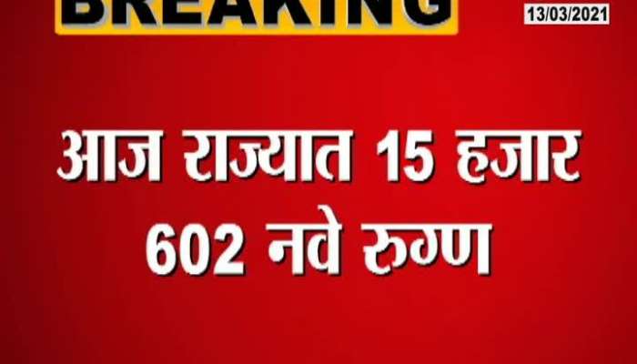 Maharashtra Corona Case Update Increased By 15602 Patients