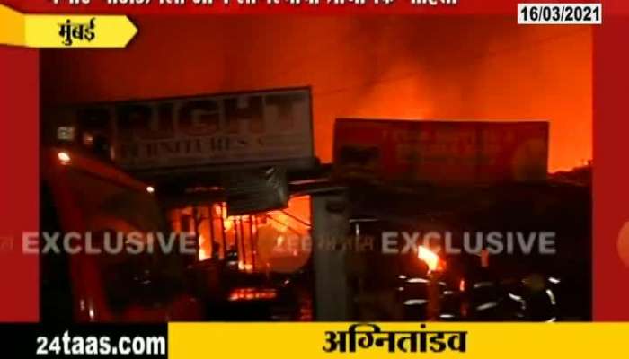  Mumbai,Goregaon,Khadkapada Fire Update At 0930 PM