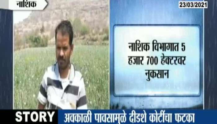 Nashik Uncertain Rain Farmers Suffer Loss