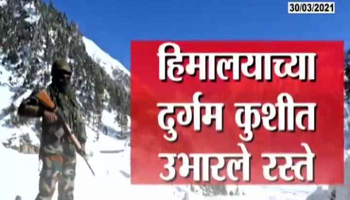 Indian Jawan Opened Road For Manali Leh In Tough Condition.