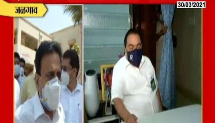 Jalgaon BJP MLA Girish Mahajan Taunted Eknath Khadse On Tested Corona Positive