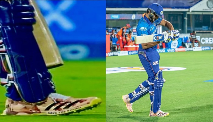 IPL 2021: Rohit Sharma पहिली मॅच हरला असला, तरी त्याच्या शूजवरील मॅसेजने मात्र सगळ्यांची मनं जिंकली...