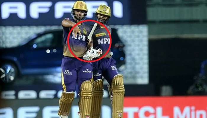 IPL 2021 KKR vs SRH: अर्धशतक पूर्ण झाल्यानंतर नितीश राणानं मैदानात का दाखवली रिंग?