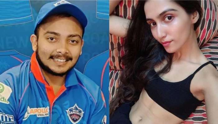 IPL 2021: पृथ्वी शॉच्या गर्लफ्रेंडनं रोमँटिक कमेंट करत शेअर केला फोटो