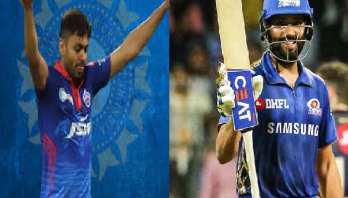 IPL 2021 MI vs DC: हिटमॅननं सर्वाधिक विकेट्स काढणाऱ्या दिल्लीच्या बॉलरला दिलं गिफ्ट