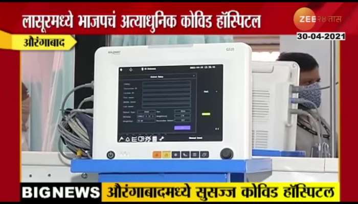 Newly equipped 100-bed Covid Hospital in Aurangabad