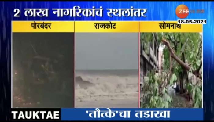 Porbandar Rajkot And Somnath Affected From Cyclone Tauktae