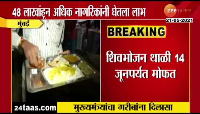 Shivbhojan Thali free till 14 June