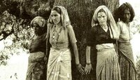 जेव्हा झाडं तोडण्यासाठी कुऱ्हाडी सरसावल्या, महिलांनी झाडांना घेराव घातला