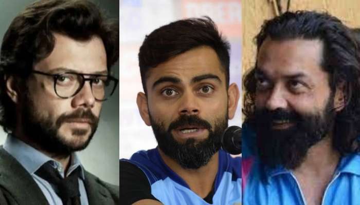 विराट कोहलीचा खतरनाक लूक! कोणी म्हणाल 'बॉबी देओल' तर कोणी 'प्रोफेसर' 