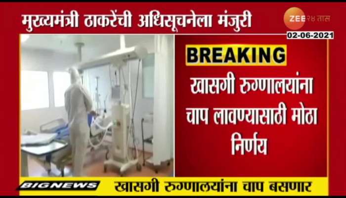 Covid-19 : Government's big decision to crack down on private hospitals in Maharashtra