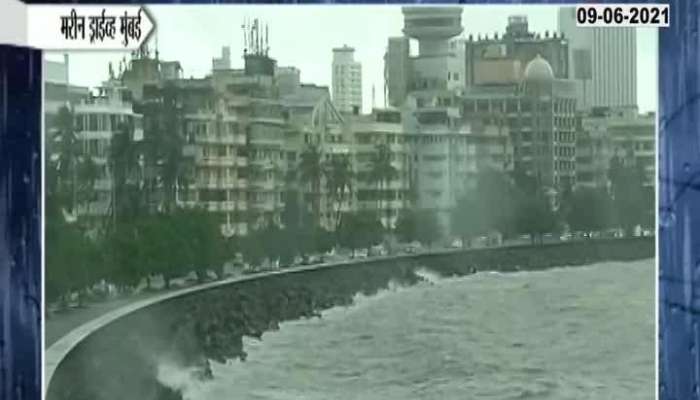 Mumbai Marine Drive Situation Low Rainfall During Hightide