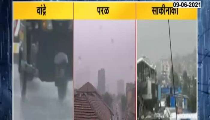 Mumbai Bandra Parel And Sakinaka Rain Situation