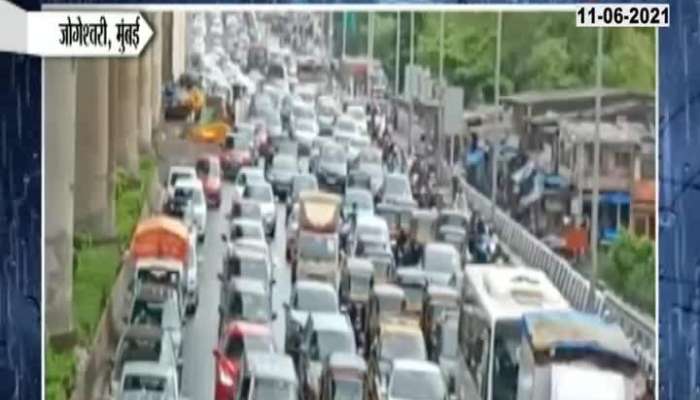 Mumbai Jogeshwari Western Express Highway Traffic Jam
