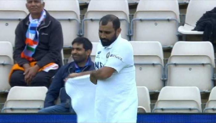 ICC WTC Final: भर मैदानात  Mohammed Shami असा आला की, सर्वांना हसू अनावर