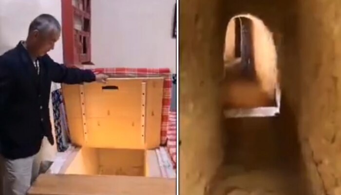 Video : या व्यक्तीच्या पलंगामध्ये सिक्रेट जागा, जी पाहून तुम्ही थक्कं व्हाल