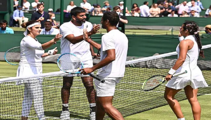 Wimbledon मध्ये सानिया- बोपन्नाची ऐतिहासिक कामगिरी; पहिल्यांदाच असं काही झालं की...