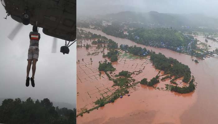 रत्नागिरीत वायुदलाकडून मदतकार्य सुरु, लोकांच्या सुटकेसाठी हेलिकॉप्टर्स तैनात