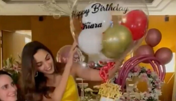 Kiara Advani ला कथित प्रियकराकडून खास शुभेच्छा; Birthday पार्टीत धमाल 