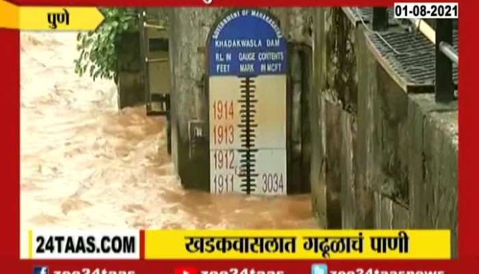 Pune Khadakwasala Dam Providing Mud Water