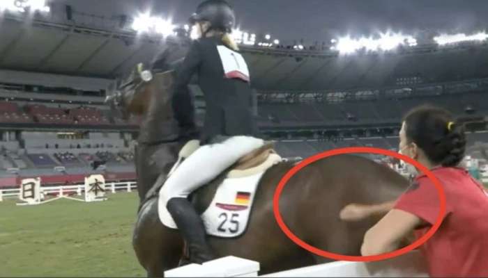 Tokyo Olympics: मैदानात कोचकडून घोड्याशी गैरवर्तन, व्हिडीओ व्हायरल होताच मिळाली शिक्षा