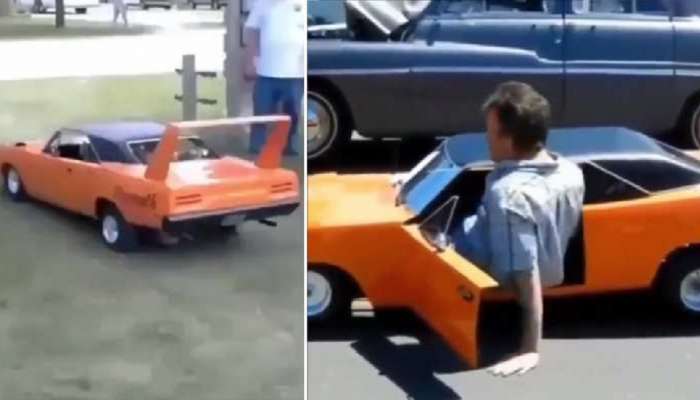 Video: अशी ही आलिशान कार! बसायला जागा नसताना चालकाने रस्त्यावर चालवली 