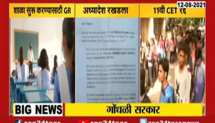  Maharashtra Govt Setback On Reopening Of Schools And College