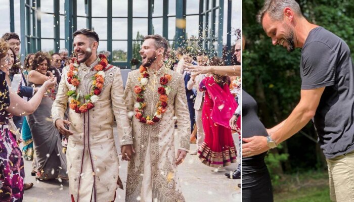 Gay कपल पहिल्याच नजरेत पडले एकमेकांच्या प्रेमात; लग्नानंतर मिळालं मोठं सरप्राईझ