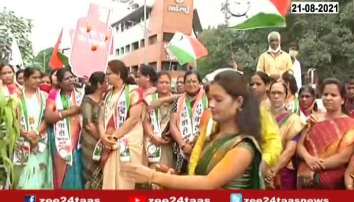 Pune NCP Womends Wing President Rupali Chakankar On Protest Agitation For LPG Price Rise