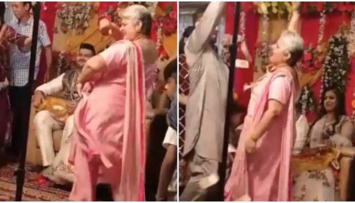 नवरदेवाच्या आईनं गाजवलं लग्न; धमाकेदार डान्स Video पाहून सारेच हैराण 