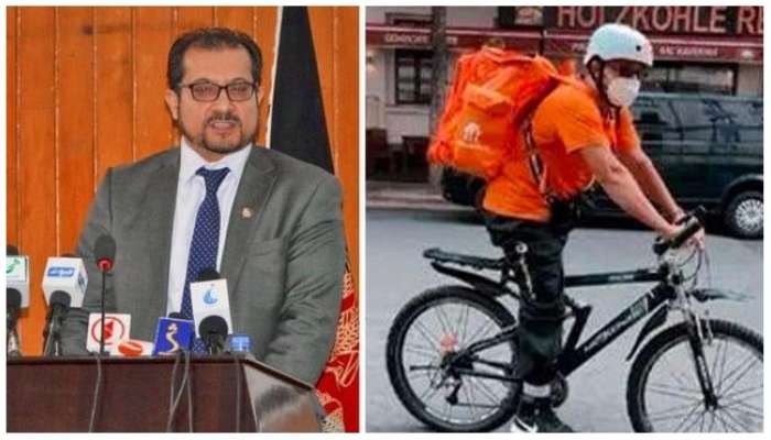 अफगाणिस्तानचे माजी मंत्र्यावर जर्मनीमध्ये सायकलवर पिझ्झा विकण्याची वेळ