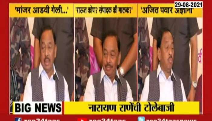 Kankavli Narayan Rane Critises Sanjay Raut,Cm Uddhave Thackeray