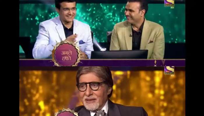 &#039;रिश्ते में तो हम तुम्हारे बाप लगते हैं&#039;, KBC मध्ये दादा आणि सेहवागची pak वर टीका