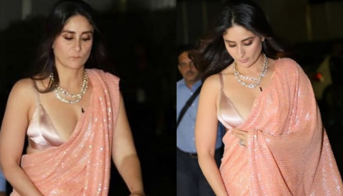 Kareena Kapoor भरी महफ़िल में हुईं Oops Moment का शिकार, ब्लाउज ने दिया  धोखा फिर तो हद... - Kareena kapoor oops moment at the public place blouse  was torn see viral photo -