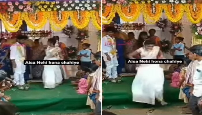 Wedding Video : विधी दरम्यान अचानाक उठली आणि मंडपातून सरळ चालत सूटली नववधू... मग अशी आली परत