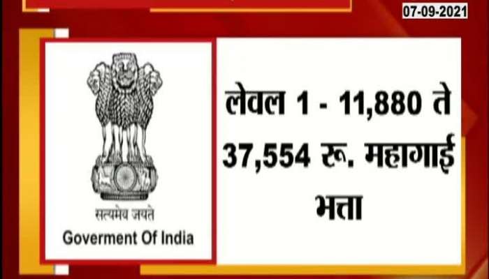 New Delhi Dearness Allowance is Increased by 3% For Central Government Employees 