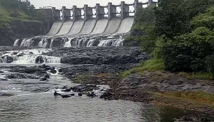 बारवी धरण 100 टक्के भरलं, 5 दरवाजांमधून पाण्याचा विसर्ग सुरू