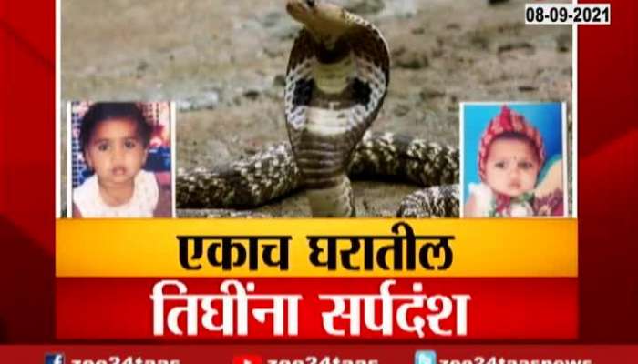Beed | Kej Two Little Sister Dead Due To Snake Bite Update