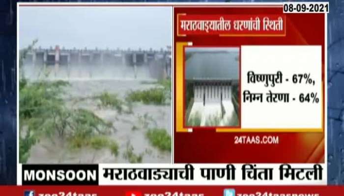 Marathwada Water Problem Solved As Dam Getting Overflow After Heavy Rainfall