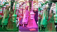 Wedding Video: अरेच्चा! हा कसला केक? याला कापण्यासाठी नवरा-नवरीला उचलावी लागली तलवार