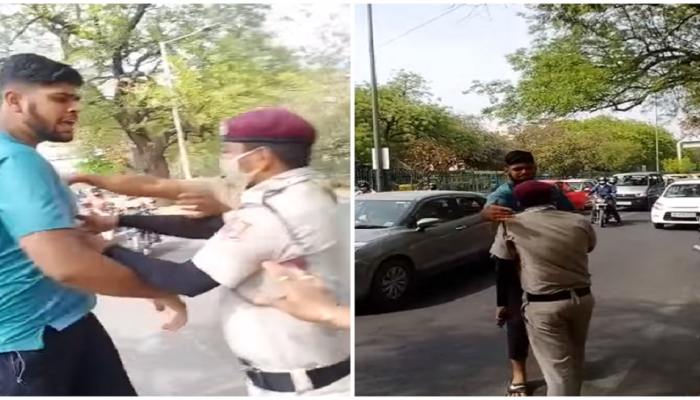 सिविल डिफेंसच्या कर्मचाऱ्यांना तरुणाकडून मारपीट, पाहा व्हायरल व्हिडीओ