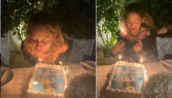 अभिनेत्री थोडक्यात वाचली; केकवरची मेणबत्ती विझवताना तुमच्यासोबतही होऊ शकतो असा अपघात