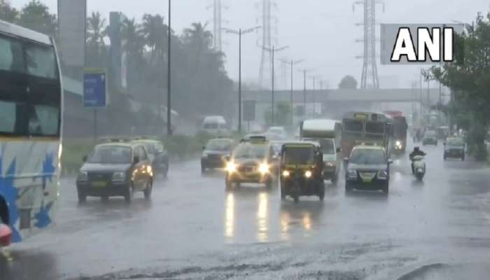  Mumbai rains : मुंबईत सकाळी जोरदार पाऊस