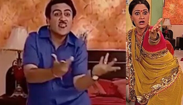 &#039;Taarak Mehta...&#039; फेम जेठालालच्या डान्स पुढे दयाबेनचा गरबा फेल; पाहा व्हिडिओ