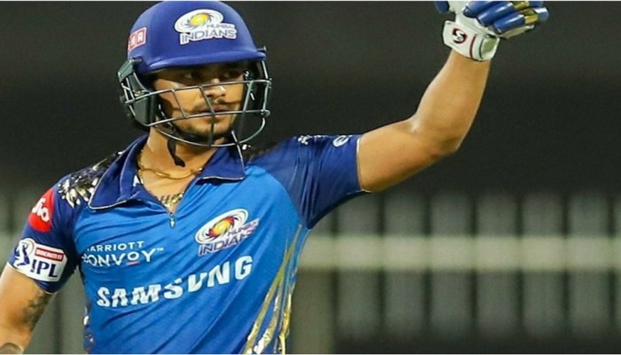 IPL2021 : Ishan Kishan चा हल्लाबोल... Sheikh Zayed Stadium मध्ये 6 आणि 4 ची बरसात