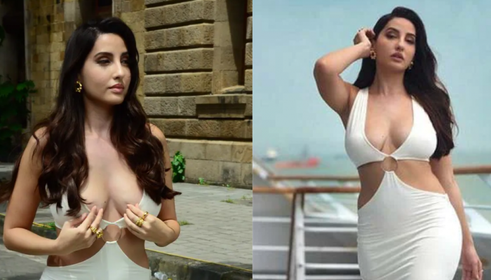 शॉर्ट आऊटफिटमध्ये Nora Fatehi ने लगावले ठुमके, पण...