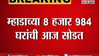 VIDEO | ठाण्यात म्हाडाच्या 8 हजार 984 घरांची आज सोडत
