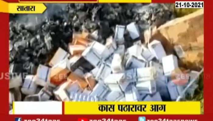 Satara Bio Wast Burnt In Kaas Pathar