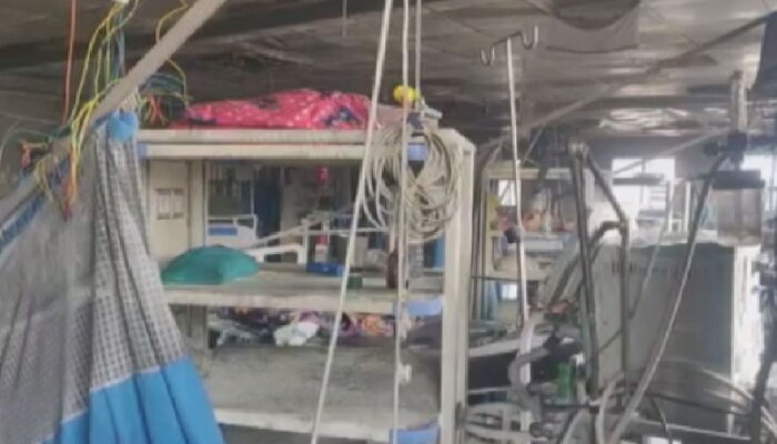 अहमदनगरमध्ये  रूग्णालयात अग्नितांडव! 10 जणांची प्रकृती चिंताजनक