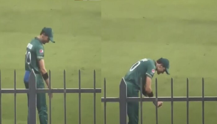 ICC T20 World Cup: शाहीन आफ्रिदी टीम इंडियाच्या खेळाडूंची नक्कल करुन असा फसला